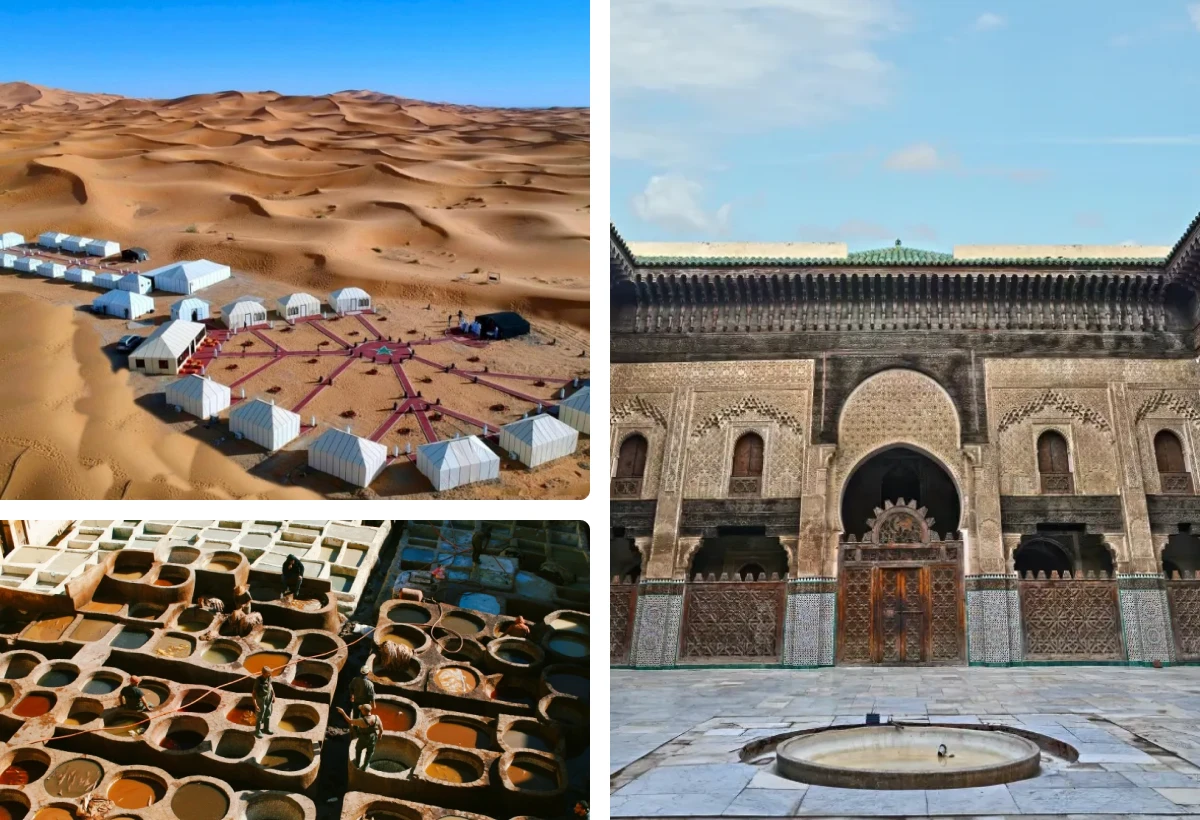 Circuit désert 3 jours Marrakech à Fès